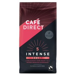 Cafédirect Intense mletá káva s tóny kakaa, směs Arabiky a Robusty, Expirace 13.3.2023 227g