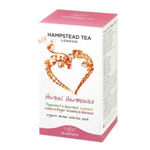 Hampstead Tea London BIO selekce bylinných a ovocných čajů, 20ks 30g
