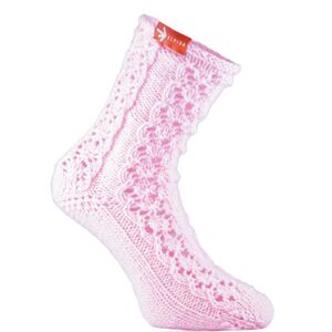 Ponožky od babičky Ponožky Do postele pro holky, růžová 1 ks, S
