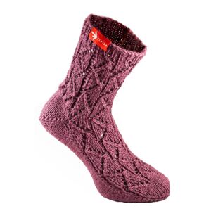 Ponožky od babičky Ponožky Do postele pro holky, fialová 1 ks, M