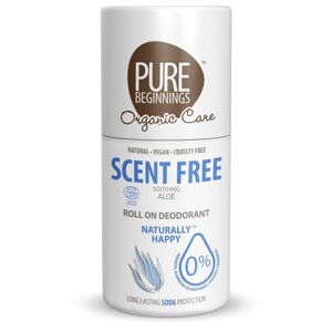 PURE BEGINNINGS Roll On Deodorant Scent Free BIO TESTER 75 ml