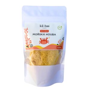 kii-baa® organic Nejjemnější mořská houba pro dospělé 10-12 cm 1ks