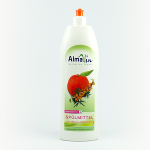 
AlmaWin Prostředek na nádobí, bio rakytník & bio mandarinka 1 l
		