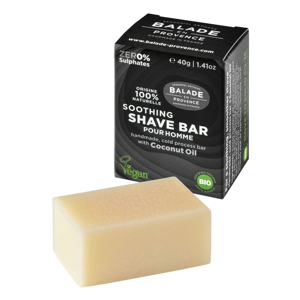 Balade en Provence BIO Zklidňující tuhé mýdlo na holení pro muže citrus 40 g