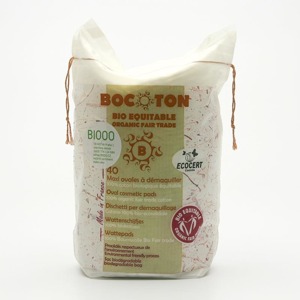 
Bocoton Odličovací tampony z biobavlny, cotton oval maxi pads 40 ks
		