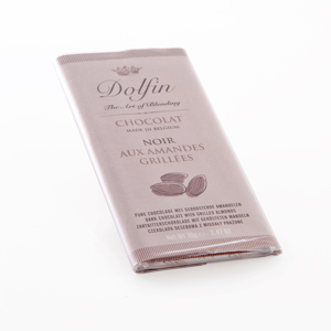 Dolfin Hořká čokoláda s praženými mandlemi 70 g