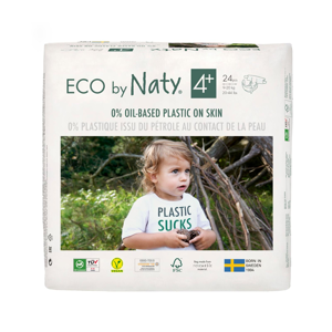 Eco by Naty Plenky Maxi+ 9-20 kg 24 ks (12,04 Kč/ks)