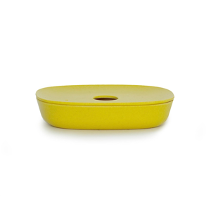 EKOBO Bamboo Soap Dish - Lemon miska na mýdlo 13x10x3,5 cm