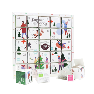 English Tea Shop Bílý adventní kalendář Puzzle 50 g, 25 ks