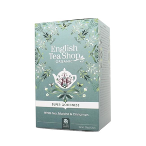 
English Tea Shop Bílý čaj, Matcha a Skořice 35 g, 20 ks
		