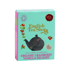 
English Tea Shop Rooibos, potěšení z brusinek a vanilky, bio 2 g, 1 ks
		