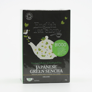 
English Tea Shop Zelený čaj Sencha, bio 40 g, 20 ks
		