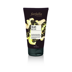 Farfalla Ingwer, Volumen-Shampoo, šampon na objem s vůní zázvoru 30 ml