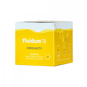 Fluidum Té Immunity, tekutá čajová směs, bio, Exspirace 08/06/21 10 x 10 ml