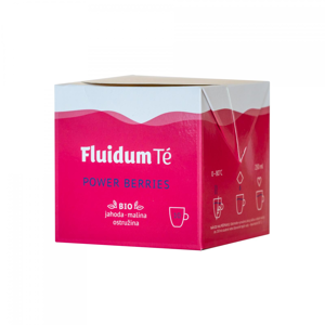 Fluidum Té Power Berries, tekutá čajová směs, bio 10 x 10 ml