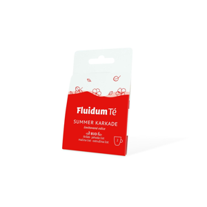 Fluidum Té Summer Karkade, tekutá čajová směs, bio, Exspirace 2.6.2021 2 x 10 ml	
