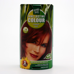 Henna Plus Dlouhotrvající barva Měděně červená 7.46 100 ml