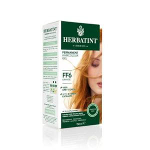 HERBATINT Permanentní barva na vlasy oranžová FF6, Poškozeno 150 ml