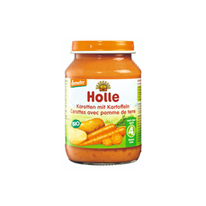 Holle Bio Dětská přesnídávka mrkev a brambor 190 g