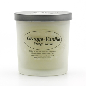 
Kerzenfarm Přírodní svíčka Orange Vanilla, mléčné sklo 1 ks, 8 cm
		