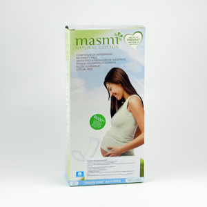 
Masmi Porodnické (mateřské) vložky z organické bavlny 10 ks
		