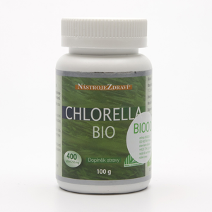 
Nástroje Zdraví Chlorella extra bio, tablety 100 g, 400 ks
		