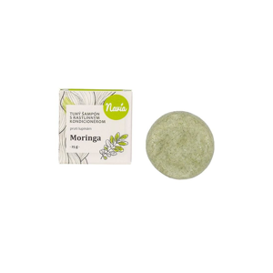 
Navia/Kvitok Tuhý šampon s rostliným kondicionérem, Moringa 25 g
		