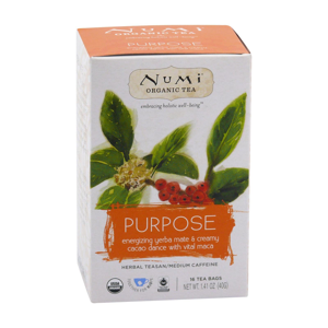 Numi Organic Tea Purpose, kořeněná směs se zeleným čajem 40 g, 16 ks