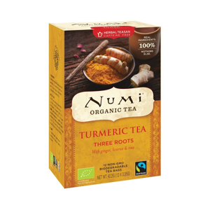 
Numi Organic Tea Kořeněný čaj Three Roots, Turmeric Tea 40,2 g, 12 ks
		
