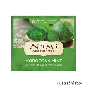 Numi Organic Tea Moroccan Mint, bylinný čaj, Exspirace 7/2021 220 g, 100 ks
