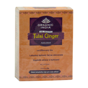 
Organic India Čaj Tulsi Ginger, sypaný, bio 50 g
		