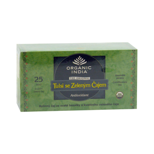 
Organic India Čaj Tulsi Green, porcovaný, bio 43,5 g, 25 ks
		