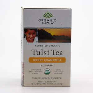
Organic India Čaj Tulsi Honey Chamomile, porcovaný, bio 30,6 g, 25 ks
		