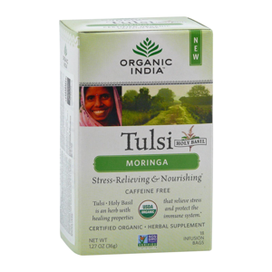 
Organic India Čaj Tulsi Moringa, porcovaný, bio 36 g, 25 ks
		