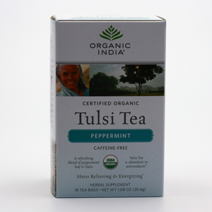 
Organic India Čaj Tulsi Peppermint, porcovaný, bio 30,6 g, 25 ks
		