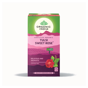 Organic India Čaj Tulsi Sweet Rose, bio 28,8 g, 25 ks