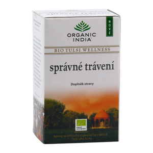 
Organic India Čaj Tulsi Wellness pro správné trávení, bio 32,4 g, 25 ks
		