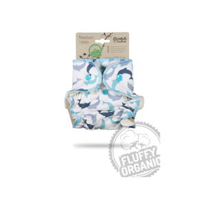 Petit Lulu Newborn nappy delfínci novorozenecká plenka 1 ks