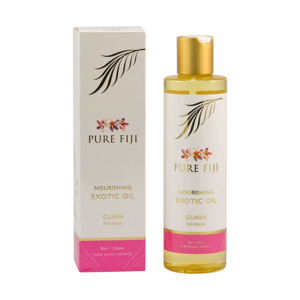 Pure Fiji Exotický masážní a koupelový olej, guava, Exspirace 7/2021 236 ml