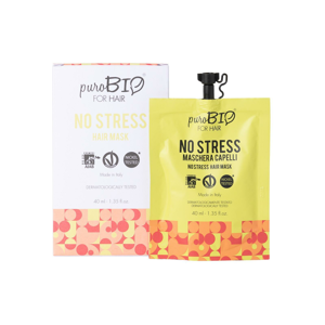 puroBIO cosmetics for Hair No Stress maska na vlasy, Poškozeno 40 ml