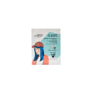 puroBIO cosmetics Látková maska pro mastnou pleť Claire Relax and fun 18 15 ml