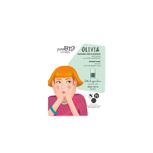 
puroBIO cosmetics Slupovací maska Olivia Spirulina milk 12 13 g
		