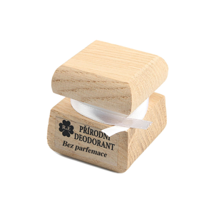 RaE Přírodní deodorant bez parfemace 15 ml, dřevěná krabička