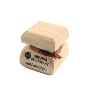 
RaE Přírodní krémový deodorant s vůní santalového dřeva 15 ml dřevěný obal
		