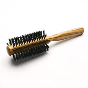 Redecker Kulatý kartáč na vlasy z olivového dřeva 1 ks, 21,5 cm