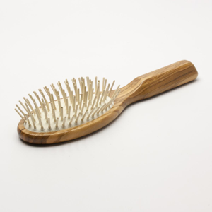 Redecker Kartáč na vlasy z olivového dřeva s kolíčky 1 ks, 21,5 cm