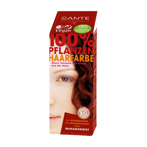 SANTE Rostlinná barva na vlasy mahagon, Poškozeno 100 g