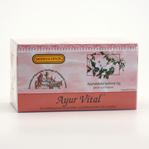 
Siddhalepa Ayur Vital, čaj pro posílení vitality 40 g, 20 ks
		