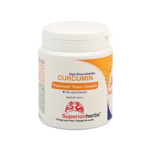 Superionherbs Curcumin Phytosome, kapsle 90 ks, 45 g