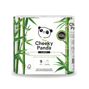 The Cheeky Panda Toaletní papír 3-vrstvý 9 ks